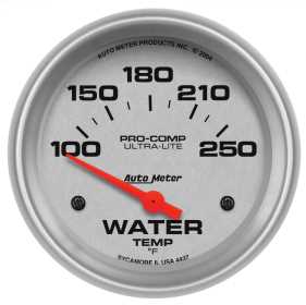 Ultra-Lite® Electric Water Temperature Gauge 4437